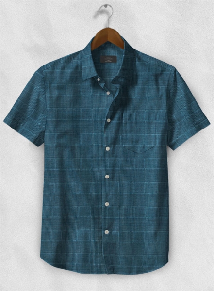 Italian Cotton Anossi Shirt - Half Sleeves