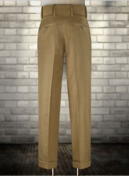 Double Gurkha Wool Trousers