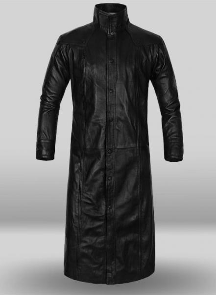 The Avengers Nick Fury Leather Trench Coat