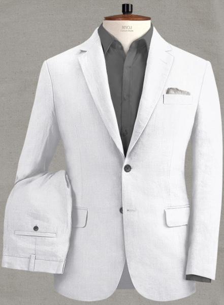 Solbiati White Linen Suit