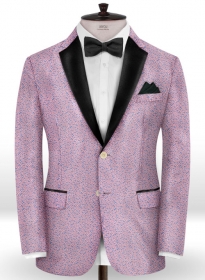 Perlo Lavender Wool Tuxedo Jacket