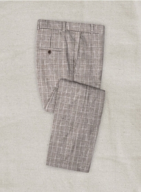 Italian Linen Lusso Brown Pants