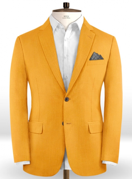 Scabal Bright Orange Wool Suit : Made To Measure Custom Jeans For Men &  Women, MakeYourOwnJeans®