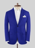 Scabal Cobalt Blue Wool Jacket