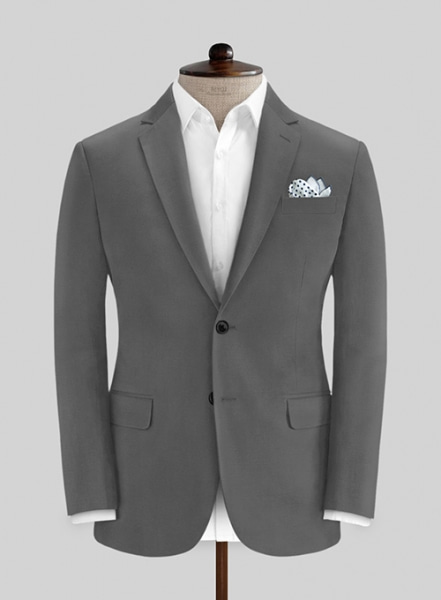 Stretch Summer Gray Chino Jacket