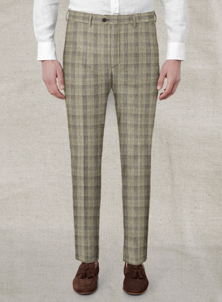 Italian Linen Squeri Checks Suit