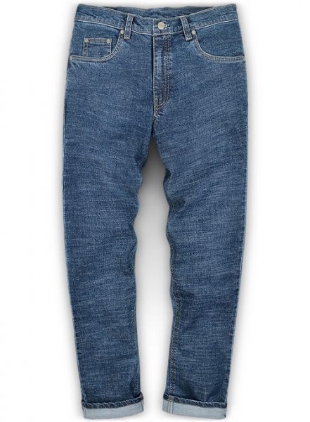 Dissolve Blue Stretch Jeans - Light Blue
