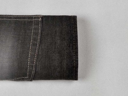 Cross Hatch Black Jeans - Scrape Wash