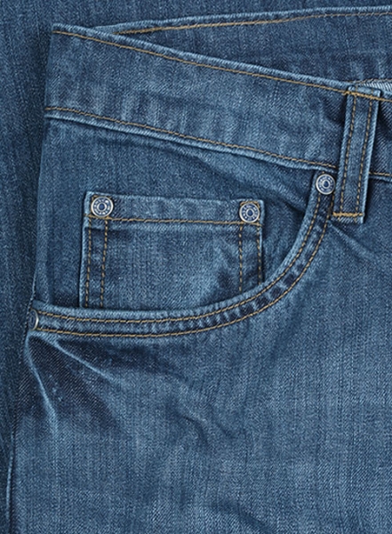 Thunder Blue Stone Wash Whisker Jeans : Made To Measure Custom Jeans ...