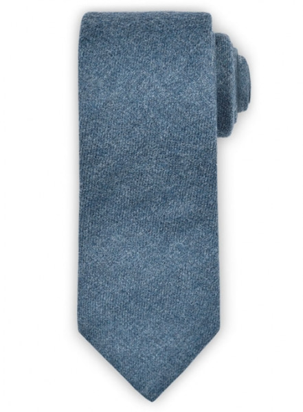 Tweed Tie - Turkish Blue Tweed
