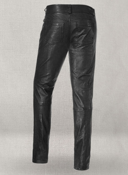 Maladroit Vergelden dok Leather Biker Jeans - Style #501 : Made To Measure Custom Jeans For Men &  Women, MakeYourOwnJeans®