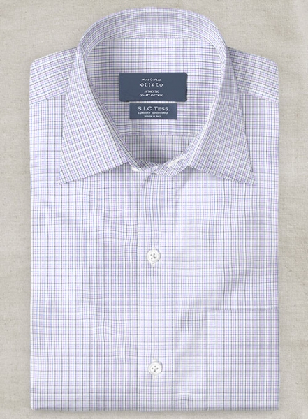 S.I.C. Tess. Italian Cotton Patoni Shirt - Half Sleeves