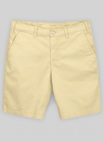 Sun Khaki Stretch Summer Weight Chino Shorts