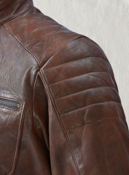 Firefly Moto Spanish Brown Biker Leather Jacket