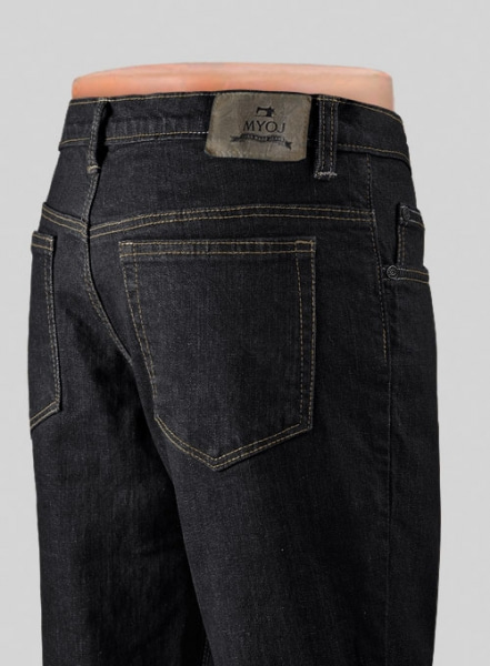 Logan Black Hard Wash Stretch Jeans