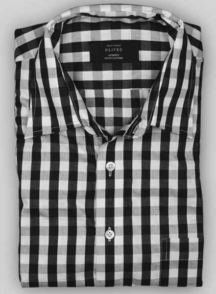 Small Chess Cotton Shirt - Full Sleeves