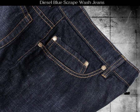 Diesel Blue Jeans - Scrape Wash