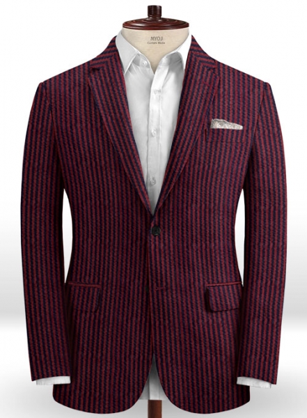 Caccioppoli Seersucker Cuniberto Suit