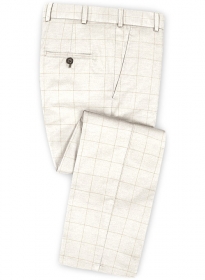 Italian Ecru Linen Pants
