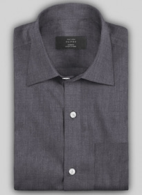 European Haze Purple Linen Shirt- Full Sleeves