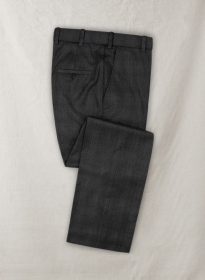 Huddersfield Glen Charcoal Pure Wool Pants