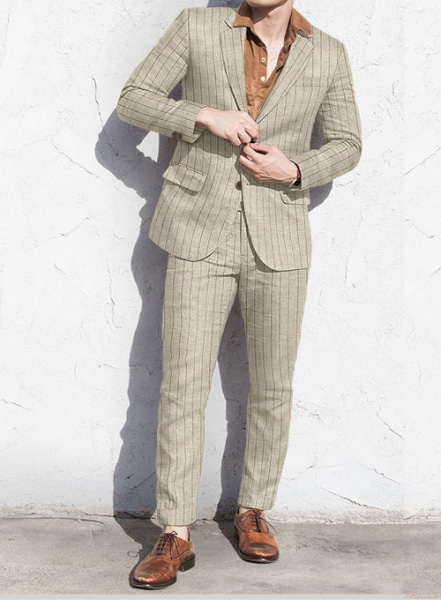 Solbiati Linen Wool Silk Occhi Suit