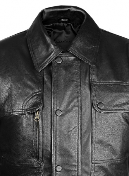 Terminator Genisys Arnold Schwarzenegger Leather Jacket