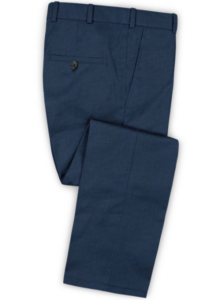 Napolean Dino Blue Wool Suit