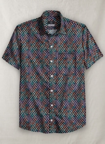 Liberty Dafne Cotton Shirt - Half Sleeves