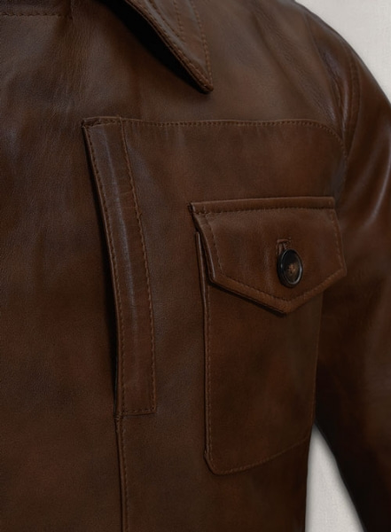 Leonardo DiCaprio The Aviator Leather Jacket