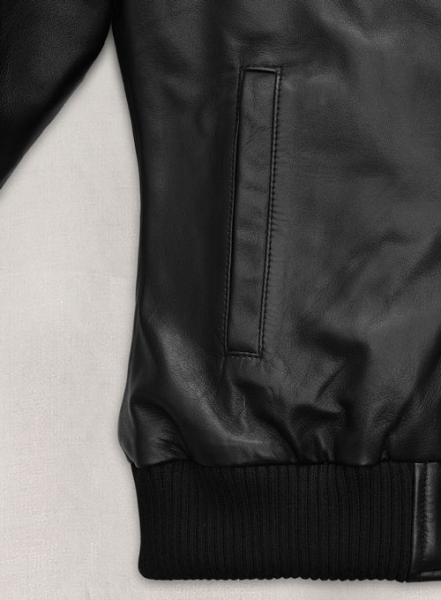 Symphony Detachable Hood Leather Jacket