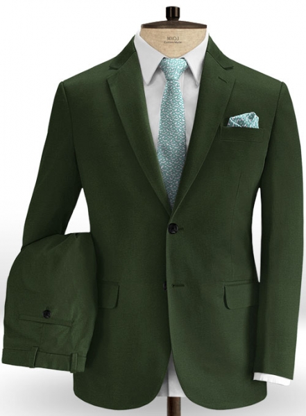 Heavy Olive Chino Suit