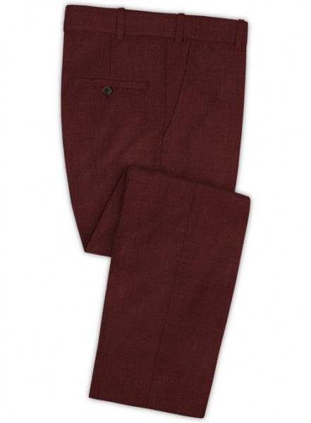 Scabal Wine Wool Suit