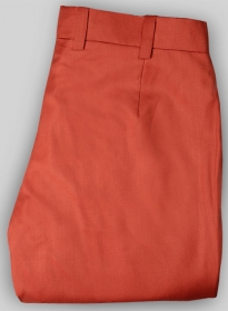 Azure Red Wool Pants