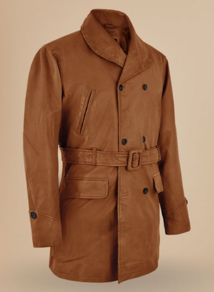 Brad Pitt Legends of the Fall Leather Trench Coat