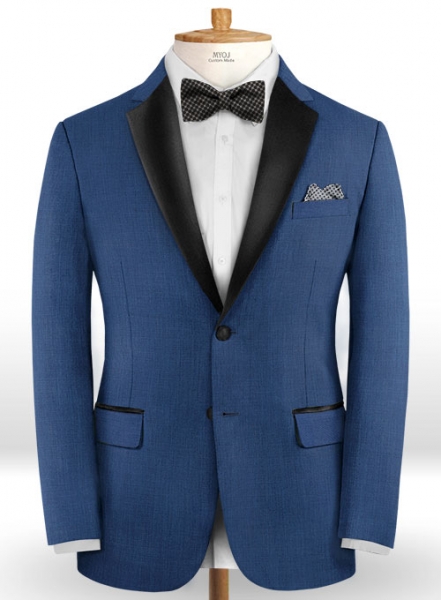Napolean Dino Royal Blue Wool Tuxedo Suit