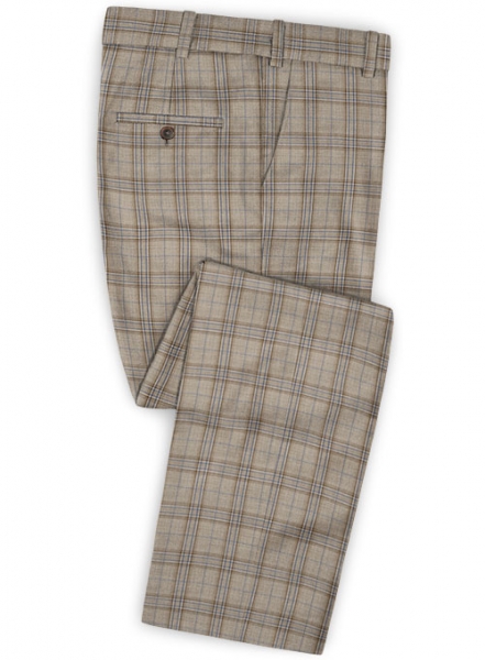 Napolean Petti Brown Wool Pants