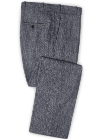 Light Weight Slubby Blue Tweed Pants