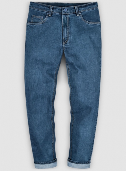 Victor Blue Stone Wash Stretch Jeans