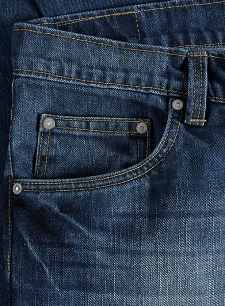 Ace Blue Stone Wash Whisker Jeans