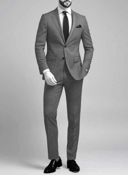 Napolean Gray Wool Suit