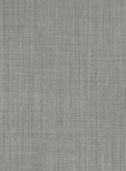 Sharkskin Light Gray Wool Suit