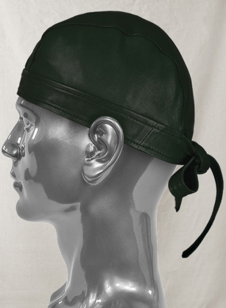 Leather Bandana Cap