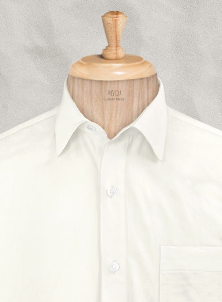 Giza Fawn Cotton Shirt - Half Sleeves