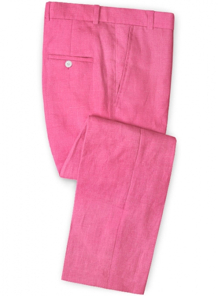 DIY PINK LINEN PANTS AND CAMI  Pink linen pants, Formal pants