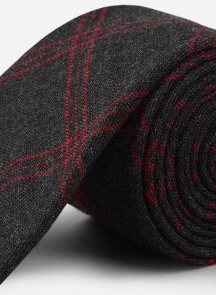 Tweed Tie - Dublin Charcoal