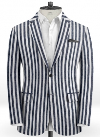 Caccioppoli Seersucker Pierre Jacket