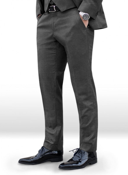 Napolean Mid Charcoal Wool Suit