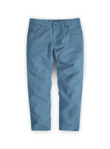 Kids Stretch Summer Weight Saga Blue Chino Jeans