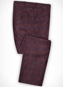 Rilda Wine Wool Pants